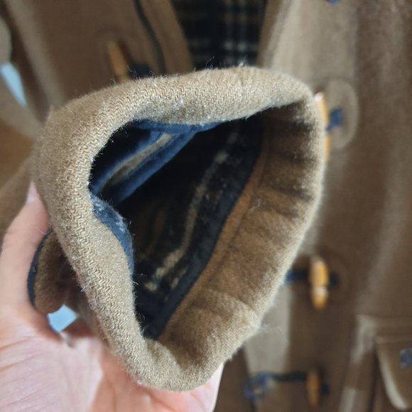 Duffle Coat Camel Women Wooden Buttons - Picture 12 of 13